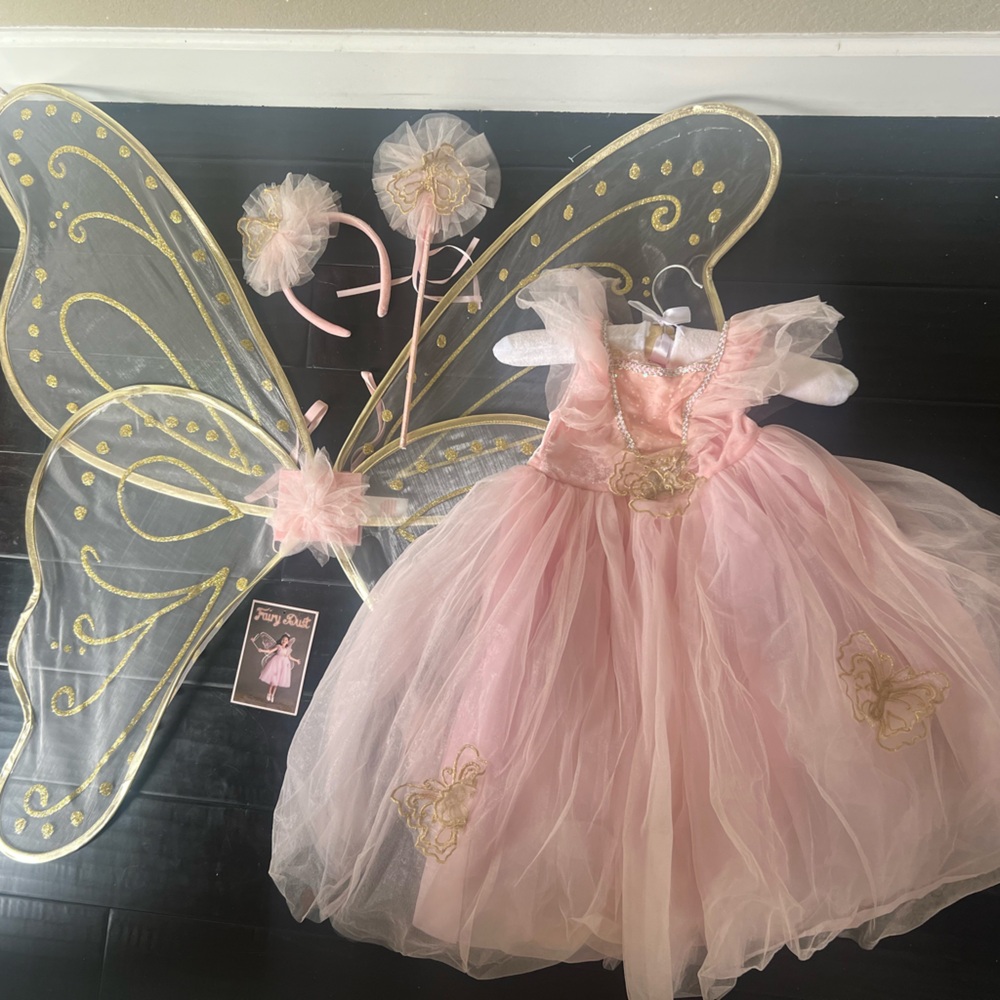Fairy Dust Pink Kids Costume - Picture 3 of 5